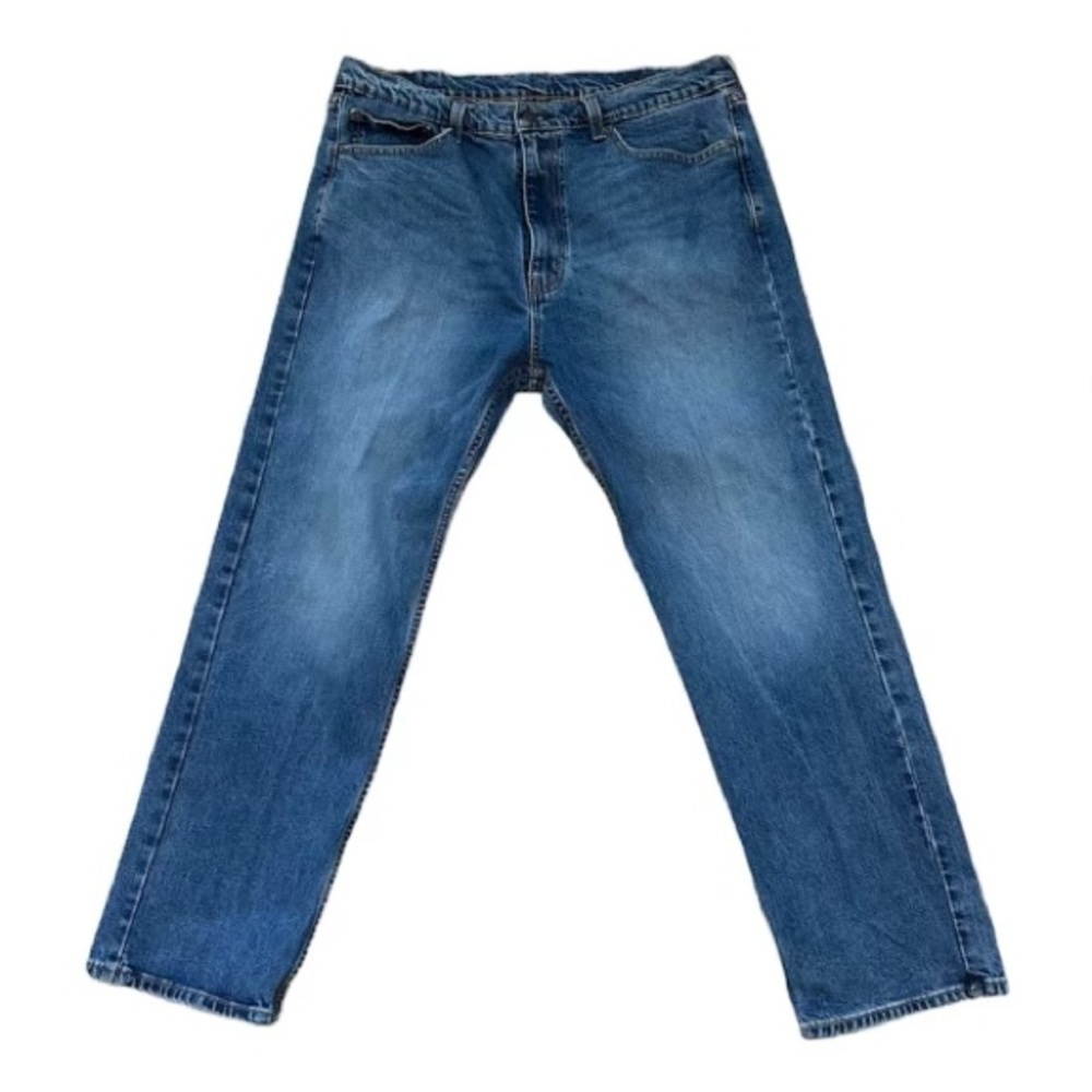 Levi's 505 Men's Zipper Fly Straight Leg Relaxed Fit Jeans Size 38" x 29" GUC - Picture 1 of 8